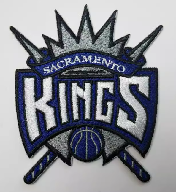 Sacramento Kings Logo Iron on Patch 9cmx7.7cm